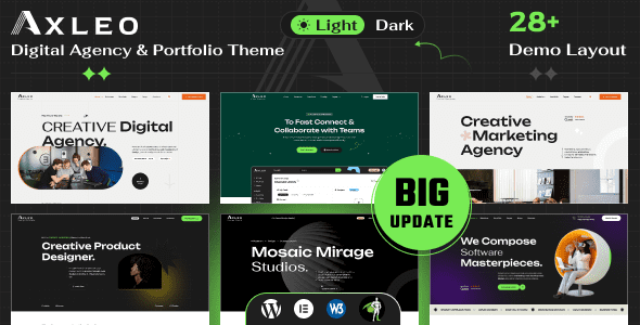 Axleo – Digital Agency WordPress Theme